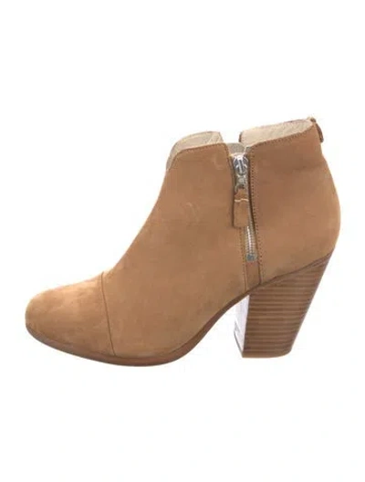 Pre-owned Rag & Bone Suede Boots In Brown