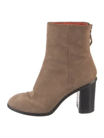 Pre-owned Rag & Bone Suede Boots In Brown