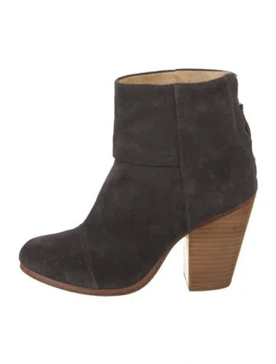 Pre-owned Rag & Bone Suede Boots In Brown