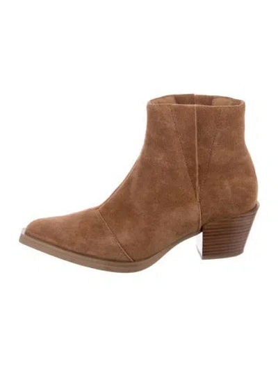 Pre-owned Rag & Bone Suede Boots In Brown