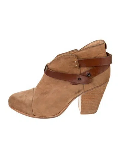 Pre-owned Rag & Bone Suede Boots In Brown