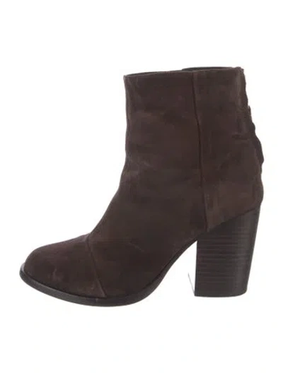 Pre-owned Rag & Bone Suede Boots In Brown