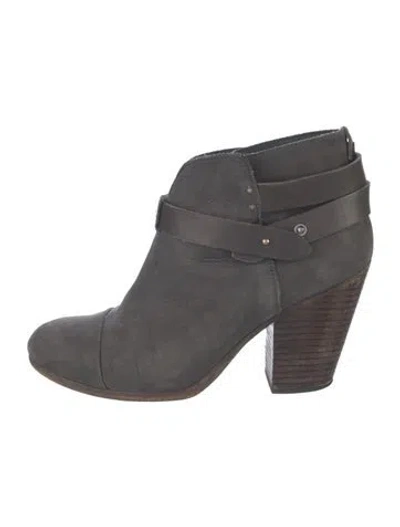 Pre-owned Rag & Bone Suede Boots In Gray