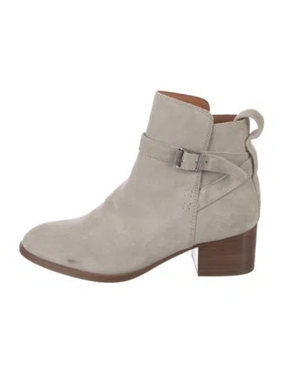 Pre-owned Rag & Bone Suede Boots In Gray