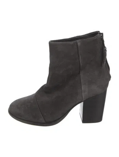 Pre-owned Rag & Bone Suede Boots In Gray