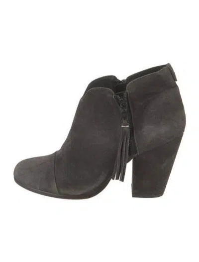 Pre-owned Rag & Bone Suede Boots In Gray