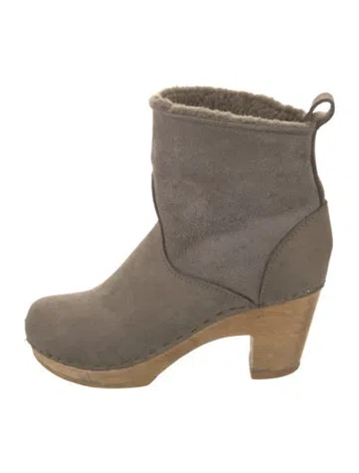 Pre-owned Rag & Bone Suede Boots In Gray
