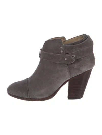 Pre-owned Rag & Bone Suede Boots In Gray