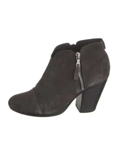 Pre-owned Rag & Bone Suede Boots In Gray