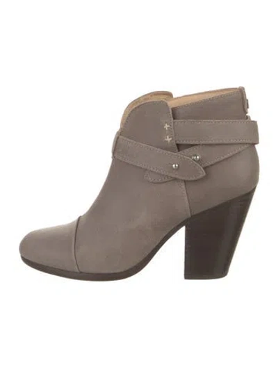 Pre-owned Rag & Bone Suede Boots In Gray