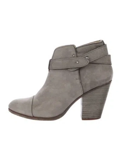 Pre-owned Rag & Bone Suede Boots In Gray