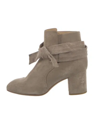 Pre-owned Rag & Bone Suede Boots In Gray