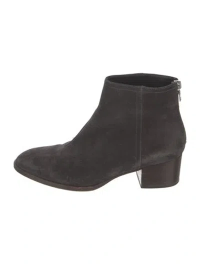 Pre-owned Rag & Bone Suede Boots In Gray