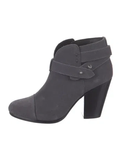 Pre-owned Rag & Bone Suede Boots In Gray