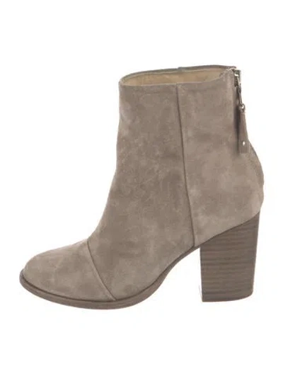 Pre-owned Rag & Bone Suede Boots In Gray
