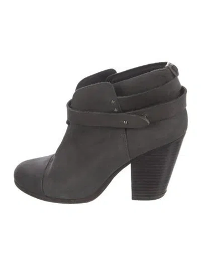 Pre-owned Rag & Bone Suede Boots In Gray