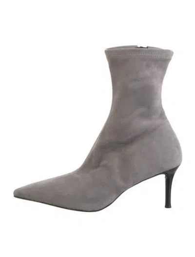 Pre-owned Rag & Bone Suede Boots In Gray