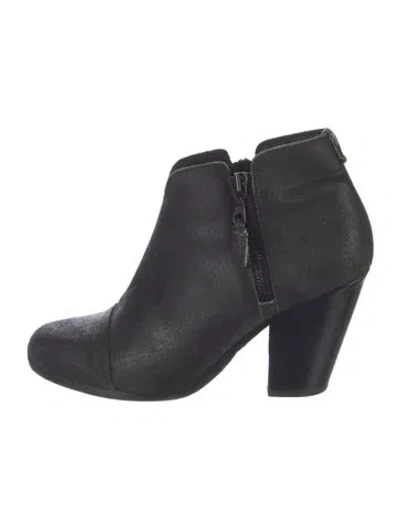 Pre-owned Rag & Bone Suede Boots In Gray