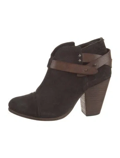 Pre-owned Rag & Bone Suede Boots In Gray