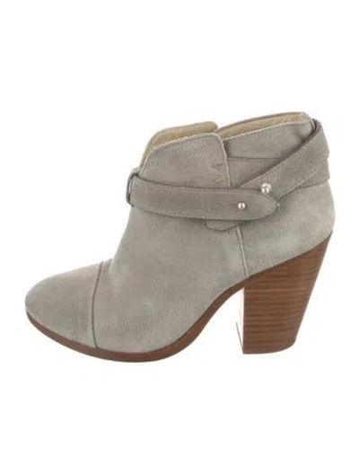 Pre-owned Rag & Bone Suede Boots In Gray