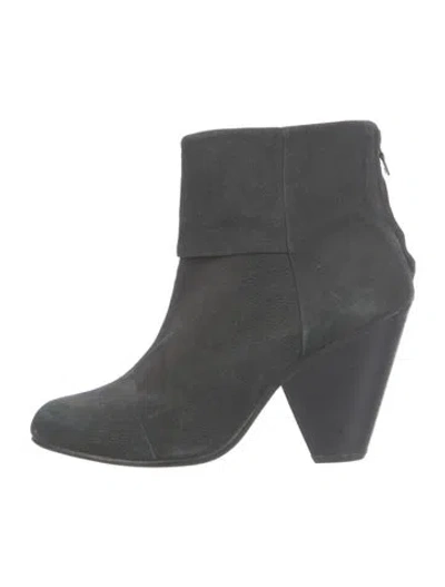 Pre-owned Rag & Bone Suede Boots In Gray