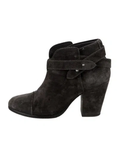 Pre-owned Rag & Bone Suede Boots In Gray