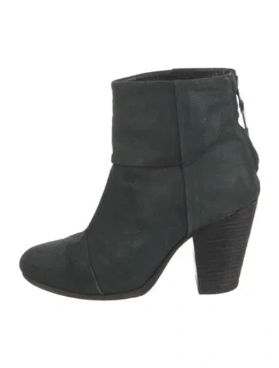 Pre-owned Rag & Bone Suede Boots In Green