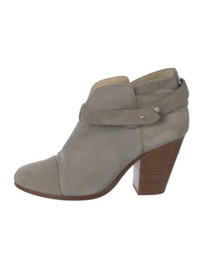 Pre-owned Rag & Bone Suede Boots In Grey
