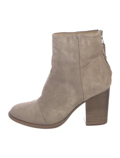 Pre-owned Rag & Bone Suede Boots In Grey
