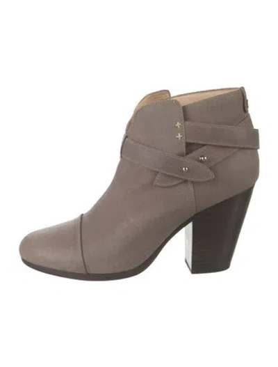Pre-owned Rag & Bone Suede Boots In Grey