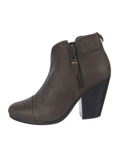 Pre-owned Rag & Bone Suede Boots In Grey
