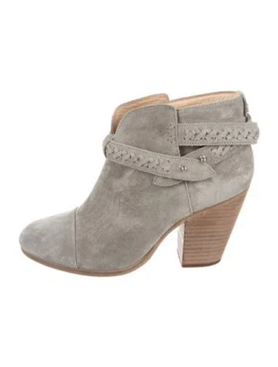 Pre-owned Rag & Bone Suede Boots In Grey