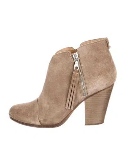 Pre-owned Rag & Bone Suede Boots In Multi