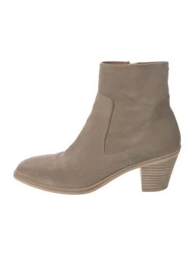 Pre-owned Rag & Bone Suede Boots In Neutral