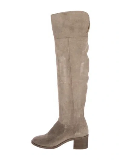 Pre-owned Rag & Bone Suede Boots In Neutral