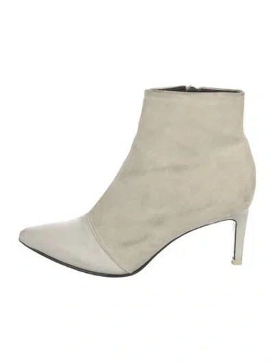 Pre-owned Rag & Bone Suede Boots In Neutral