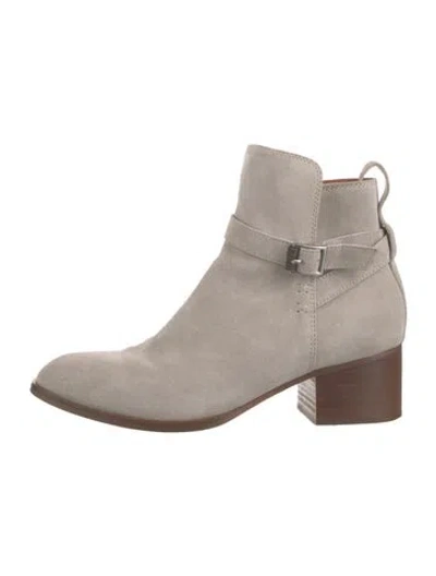 Pre-owned Rag & Bone Suede Boots In Neutral