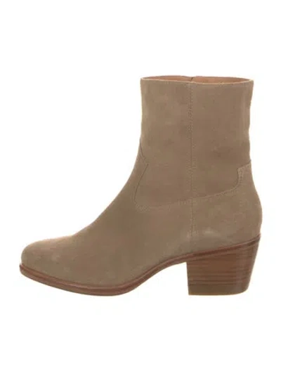 Pre-owned Rag & Bone Suede Boots In Neutral