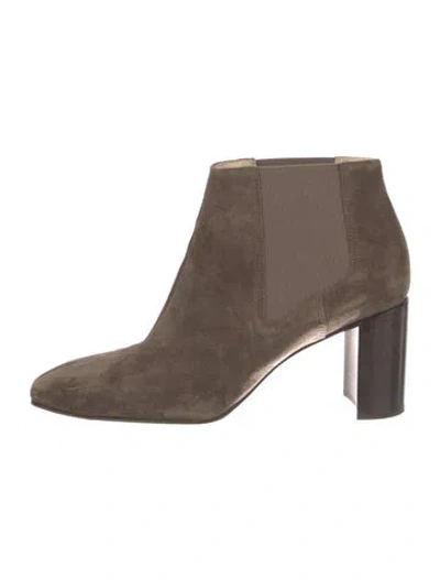 Pre-owned Rag & Bone Suede Boots In Neutral