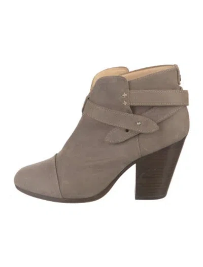 Pre-owned Rag & Bone Suede Boots In Neutral