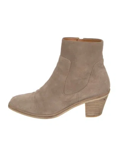 Pre-owned Rag & Bone Suede Boots In Neutral