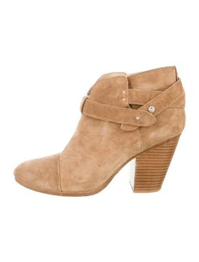 Pre-owned Rag & Bone Suede Boots In Neutral
