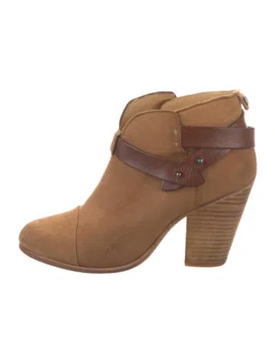 Pre-owned Rag & Bone Suede Boots In Neutral