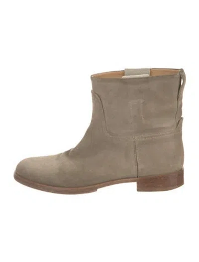 Pre-owned Rag & Bone Suede Boots In Neutral