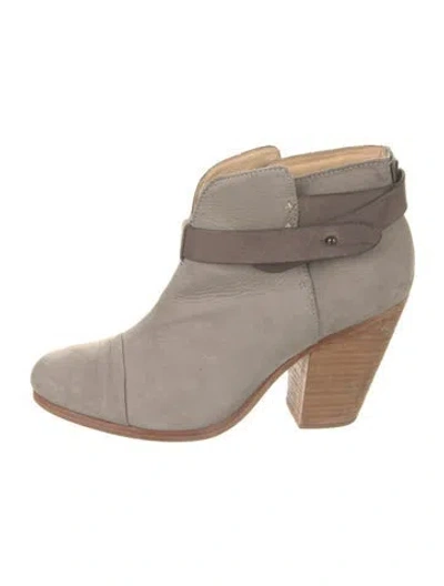 Pre-owned Rag & Bone Suede Boots In Neutral