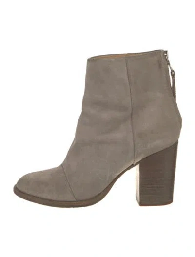 Pre-owned Rag & Bone Suede Boots In Neutral