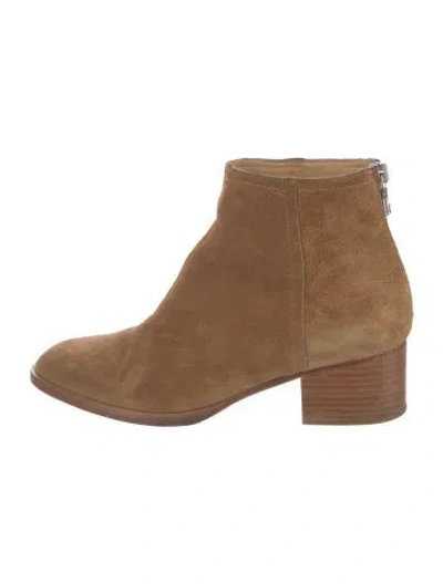Pre-owned Rag & Bone Suede Boots In Neutral
