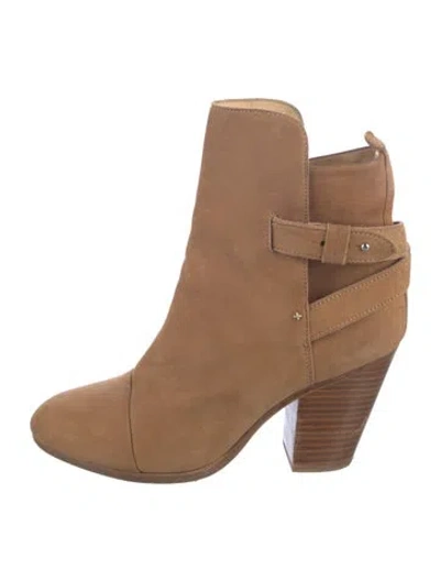 Pre-owned Rag & Bone Suede Boots In Neutral