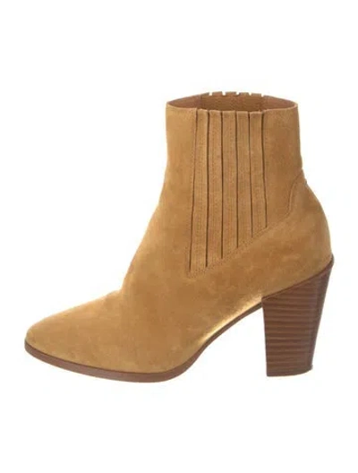 Pre-owned Rag & Bone Suede Boots In Neutral