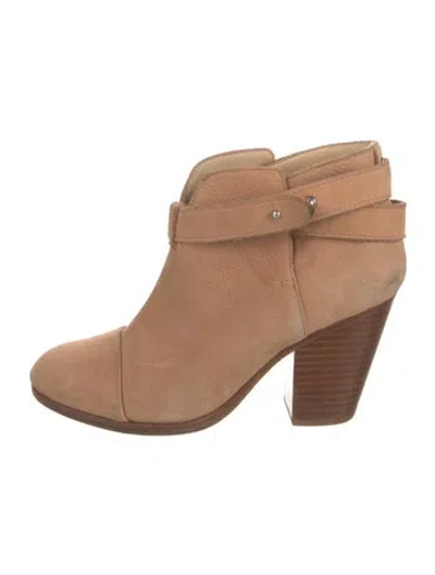 Pre-owned Rag & Bone Suede Boots In Neutral